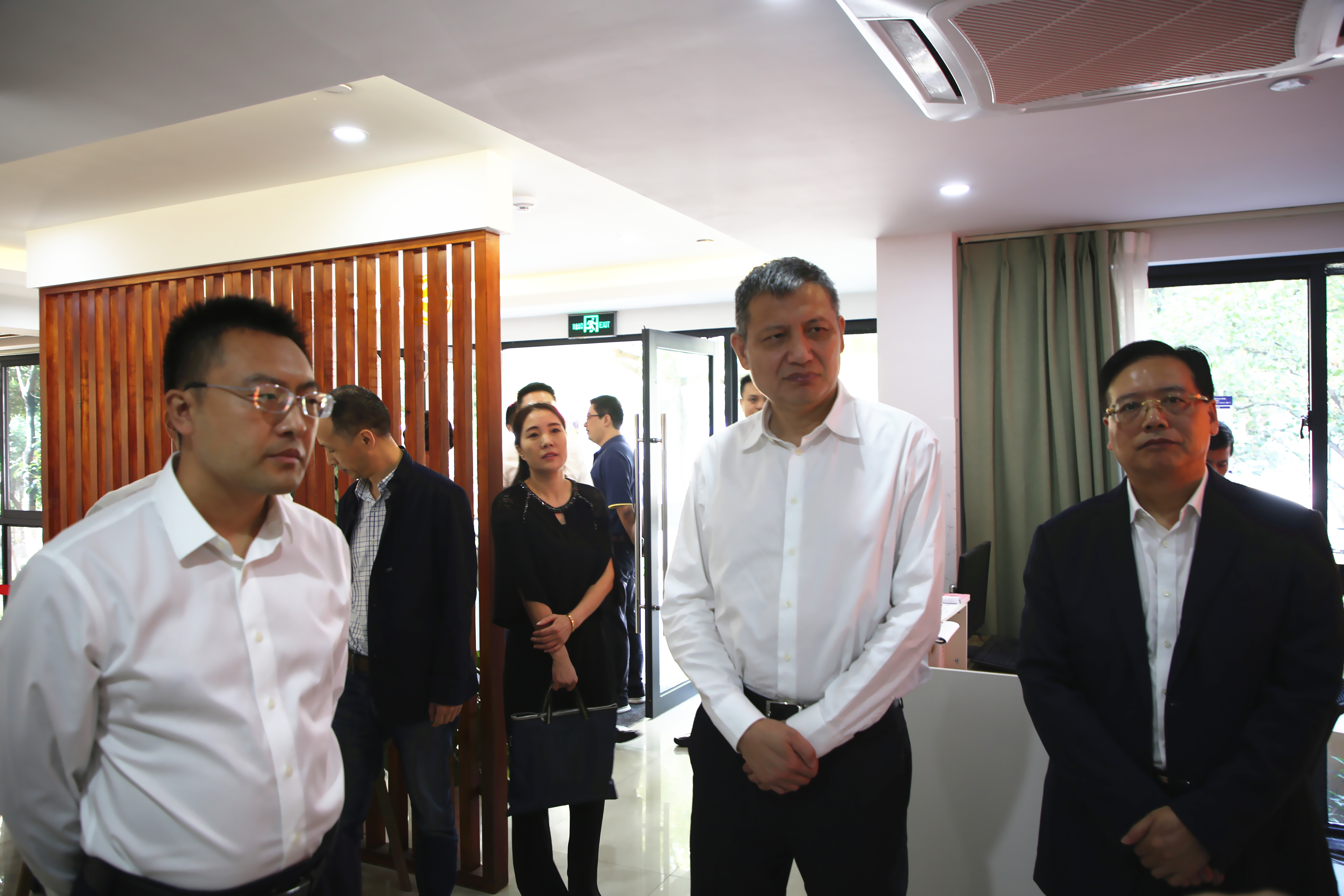 浙江省国有资本运营有限公司总经理尹国平一行莅临中大金石考察养老工作