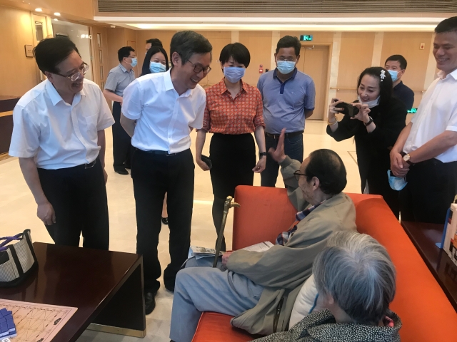 王剑侯赴中大金石集团调研养老服务项目
