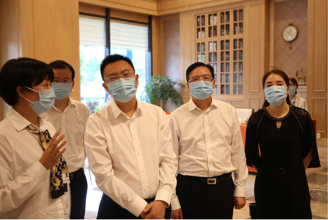 浙江省国有资本运营有限公司总经理尹国平一行莅临中大金石考察养老工作